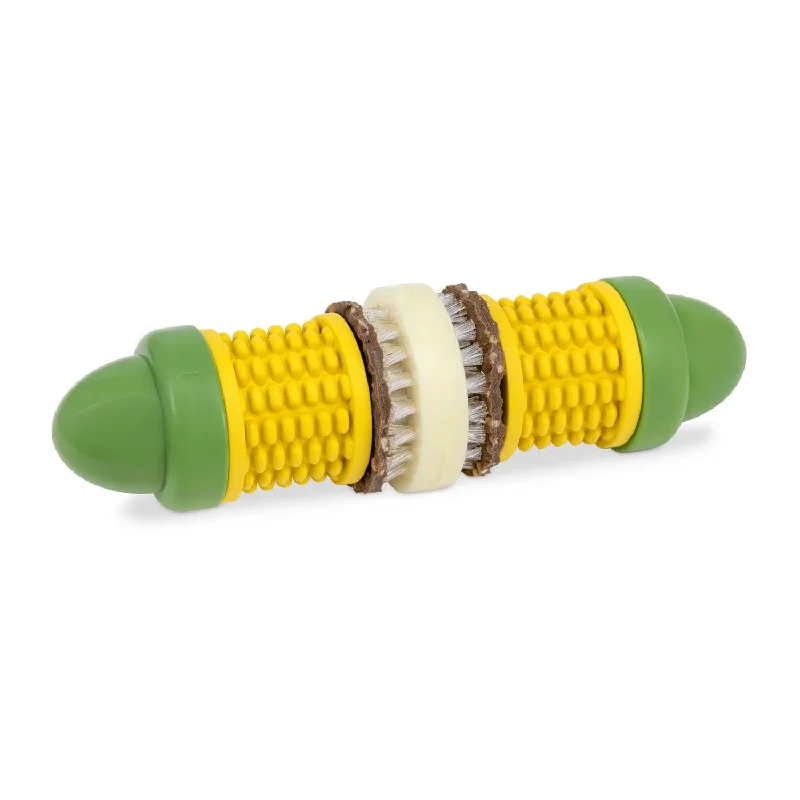 odor-absorbing cat litter-PetSafe Busy Buddy Cravin' Corncob Dog Toy with Refillable Treats