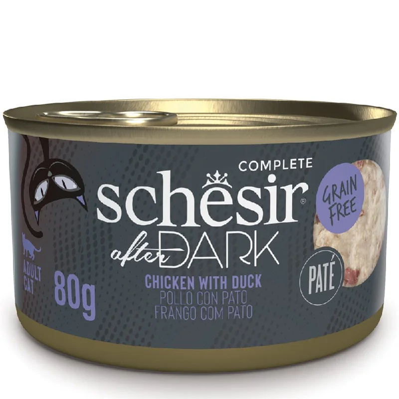 waterproof dog bed-15% OFF: Schesir After Dark Chicken With Duck Pate Grain-Free Adult Canned Cat Food 80g