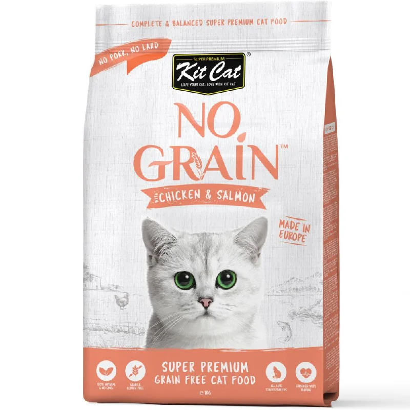 rabbit hay feeder-20% OFF+FREE TREATS: Kit Cat No Grain Chicken & Salmon Grain-Free Dry Cat Food