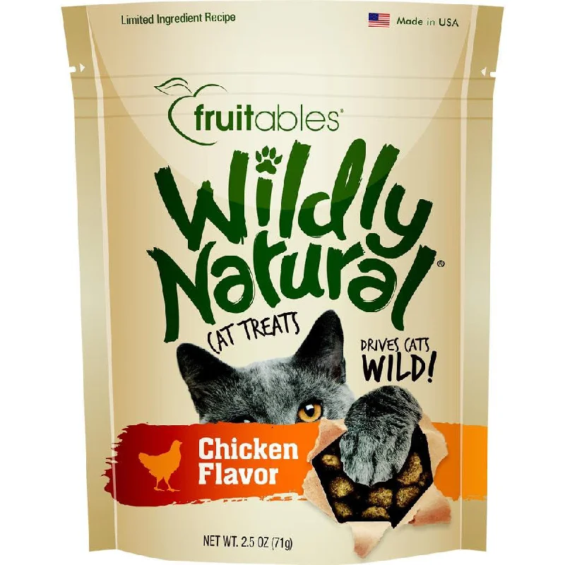 slow feeder dog bowl-15% OFF: Fruitables Wildly Natural Chicken Cat Treats 2.5oz