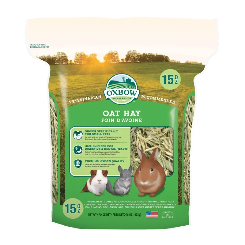 hamster bedding material-Oxbow Oat Hay 425g