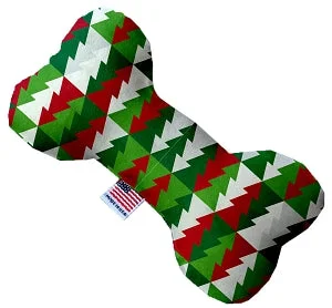 pet car seat cover-Classy Christmas Trees Stuffing Free Squeaker Bone Dog Toy