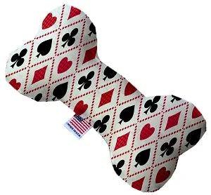 orthopedic dog mattress-Deck of Cards Stuffing Free Squeaker Bone Dog Toy