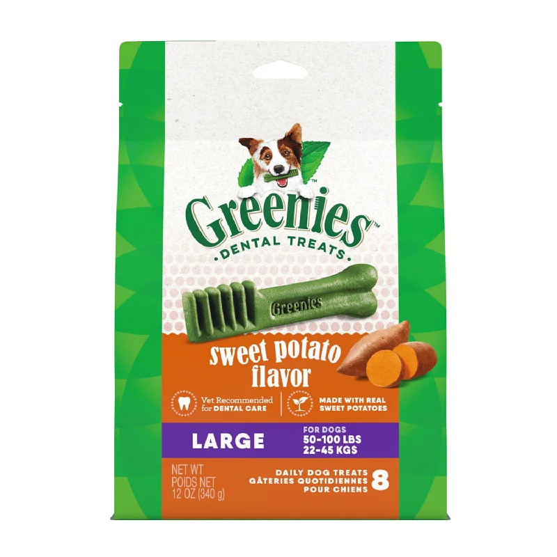 odor-absorbing cat litter-Greenies Sweet Potato Large Dental Dog Treat 340g