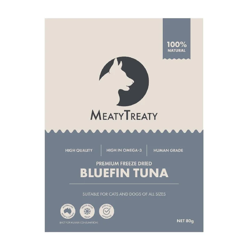 premium catnip toy-Meaty Treaty Freeze Dried Bluefin Tuna Dog & Cat Treats 80g