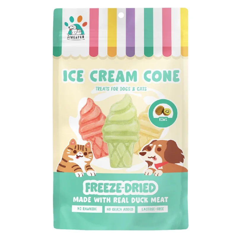 automatic ball launcher for dogs-15% OFF: SingAPaw Ice Cream Cone Duck Grain-Free Freeze-Dried Treats For Cats & Dogs 48g