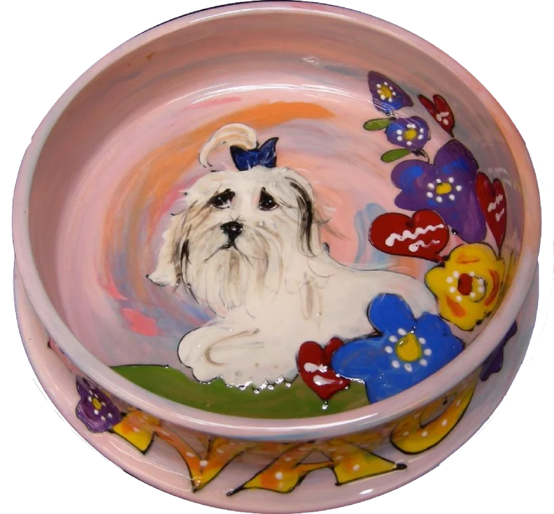 pet-friendly air purifier-Coton de Tulear Dog Bowl