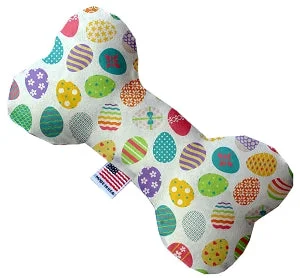 puppy teething toy-Easter Eggs Canvas Squeaker Bone Dog Toy