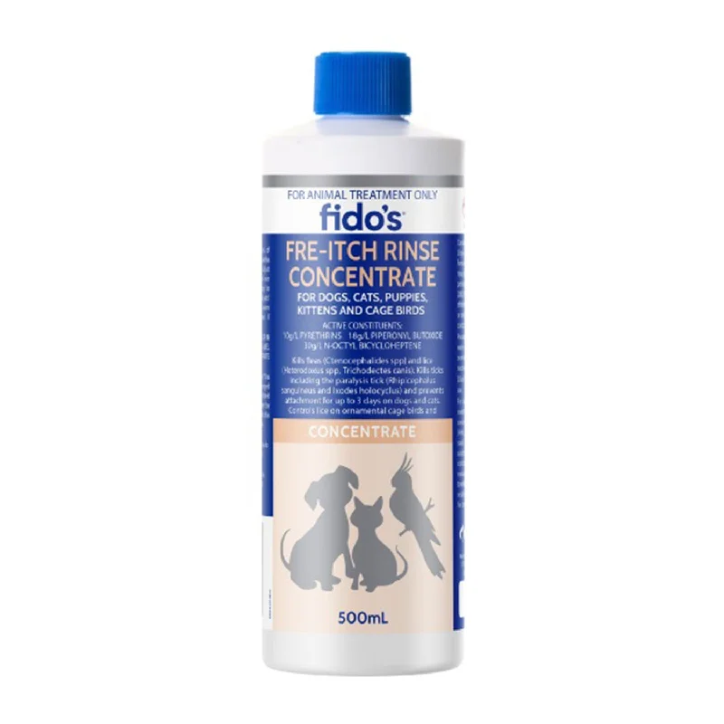 elevated dog feeding station-Fido's Fre-Itch Rinse Concentrate 500ml