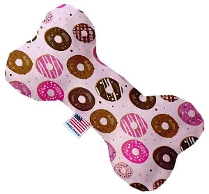 parrot chew toys-Pink Donuts Squeaker Bone Dog Toy