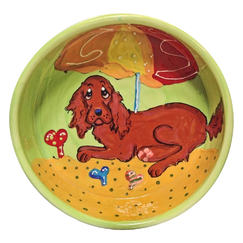 vibrating dog training collar-Irish Setter Dog Bowl