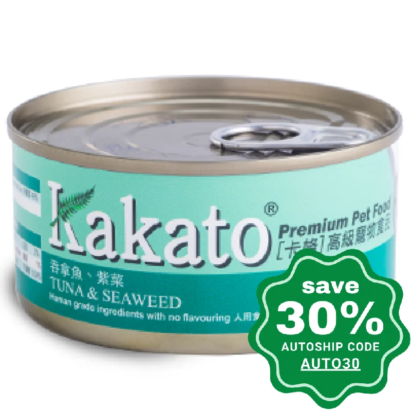 premium catnip toy-Kakato - Canned Dog and Cat Food - Tuna & Seaweed - 70G