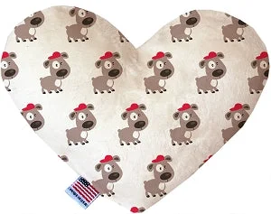 travel-friendly pet grooming kit-Fresh Pup Squeaker Heart Dog Toy