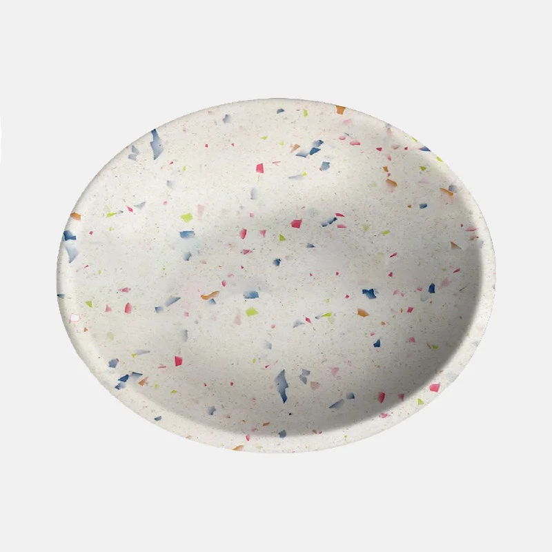 memory foam dog bed-Terrazzo Brights Cat Saucer