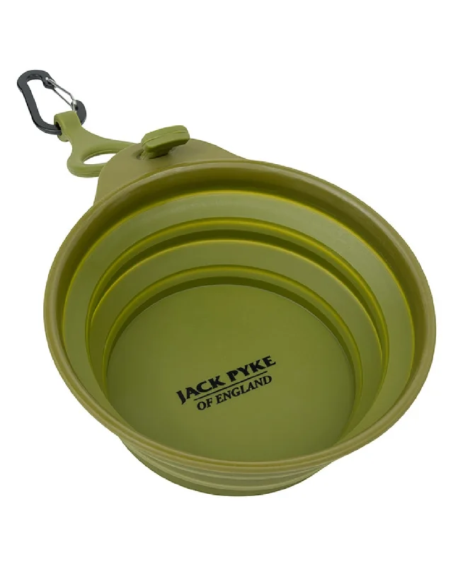 small breed dog carrier-Jack Pyke Deluxe Folding Dog Bowl