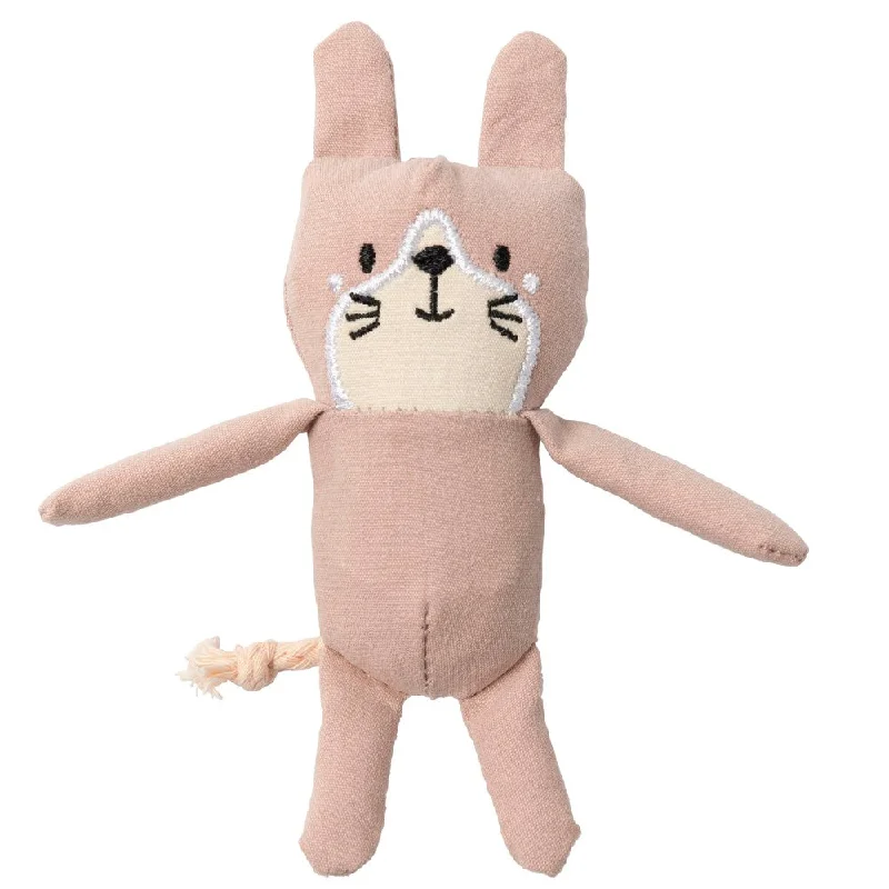 pet odor eliminator-15% OFF: FuzzYard Life Cotton Cat Plush Cat Toy (Soft Blush)