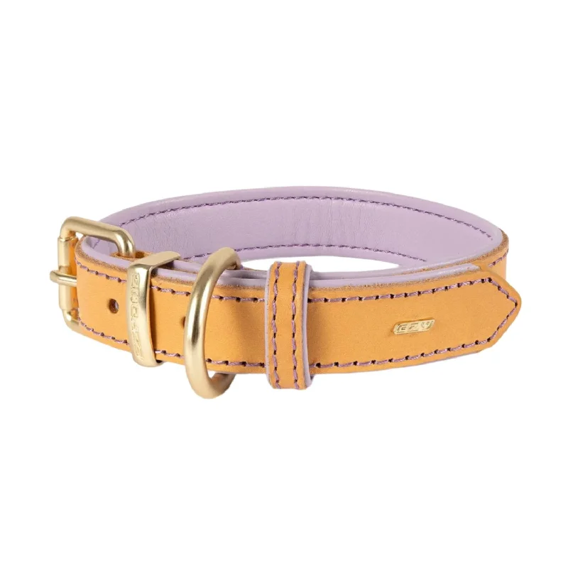 cat scratching post-EzyDog Oxford Leather Dog Collar Lilac