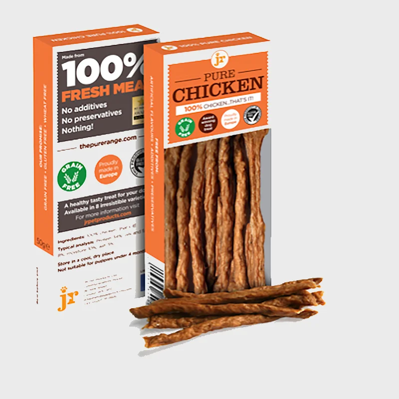 waterproof pet booties-Pure Chicken Sticks 50g