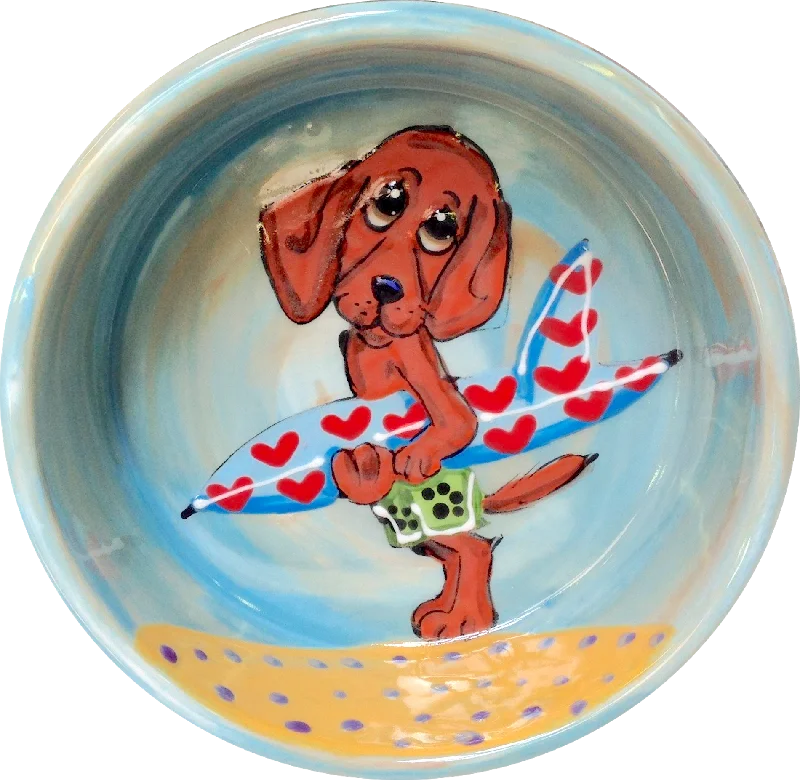 ultra-durable chew toy-Dachshund Dog Bowl