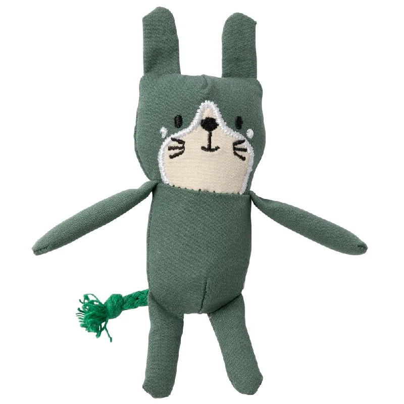 dog training clicker-15% OFF: FuzzYard Life Cotton Cat Plush Cat Toy (Myrtle Green)