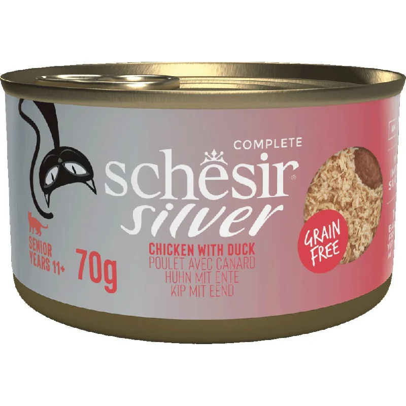 shock-absorbing dog leash-15% OFF: Schesir Silver Chicken With Duck in Broth Grain-Free Senior Canned Cat Food 70g