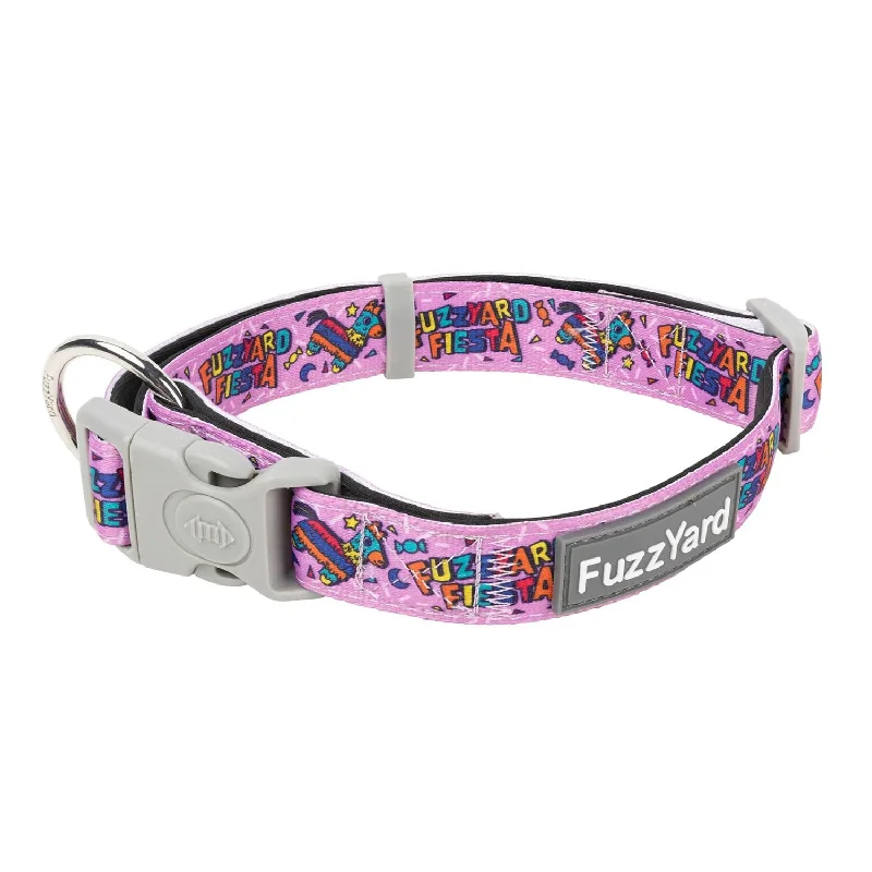 premium dog food bowl-FuzzYard Fiesta Dog Collar