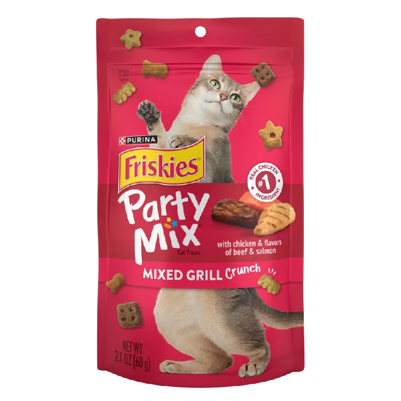 pet-safe houseplants-15% OFF: Friskies Party Mix Mixed Grill Cat Treats 60g