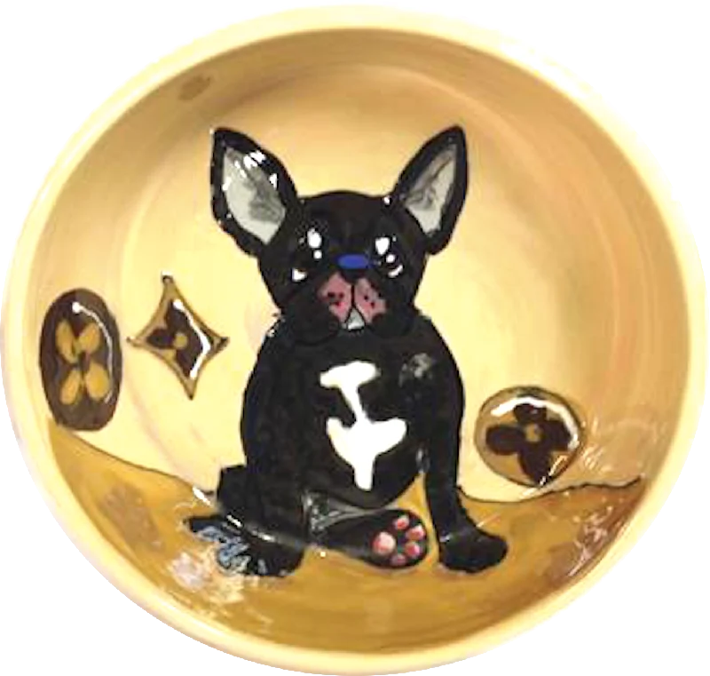 premium catnip toy-Chewy Vuitton Ceramic Dog Bowl