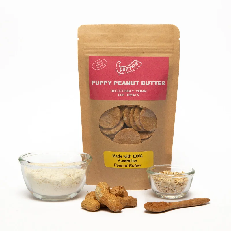 pet-friendly air purifier-Larrykin Biscuits Puppy Peanut Butter Dog Treats 125g