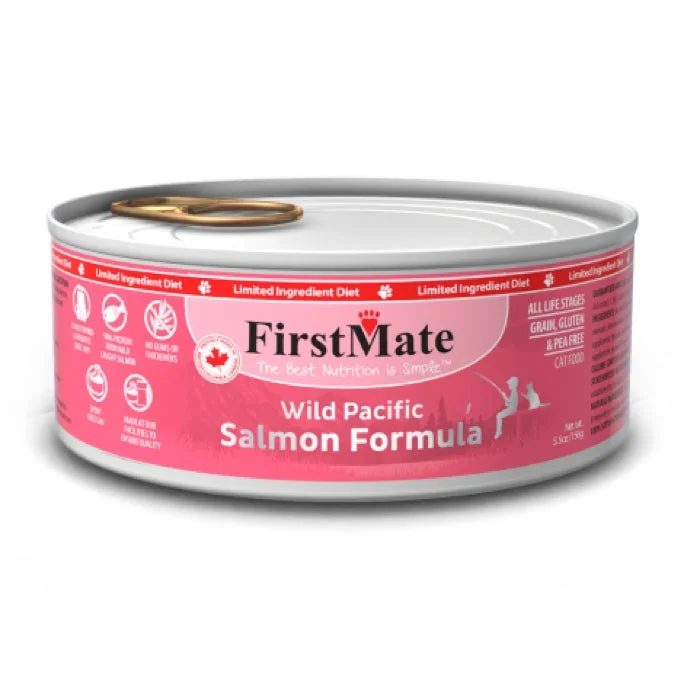 multi-functional pet carrier-15% OFF: FirstMate Grain Free Wild Salmon Formula Canned Cat Food 156g