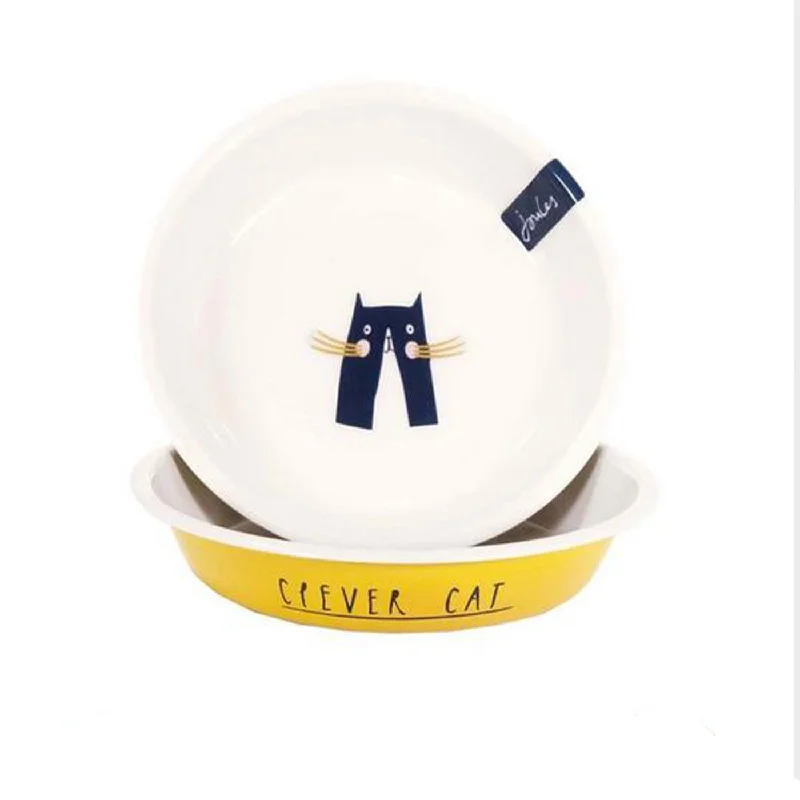 small breed dog carrier-Joules 'Clever Cat' Cat Bowl