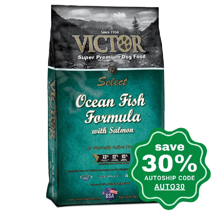 hamster bedding material-Victor - Ocean Fish with Wild Alaskan Salmon - 40LB