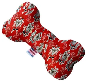 adjustable dog harness-Krampus Canvas Squeaker Bone Dog Toy