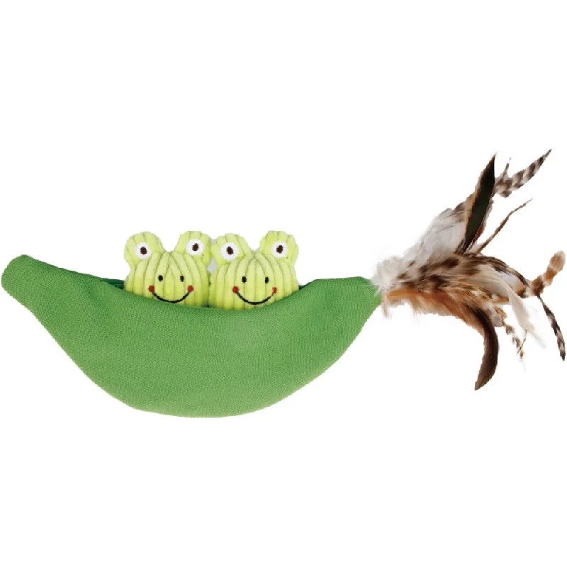 multi-level cat tree-KOHE-VERSARY 8% OFF: GiGwi Meow Than 1 Catnip Plush Cat Toy (Legume With Frogs)