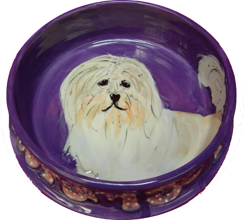 natural flea repellent for pets-Coton de Tulear Dog Bowl