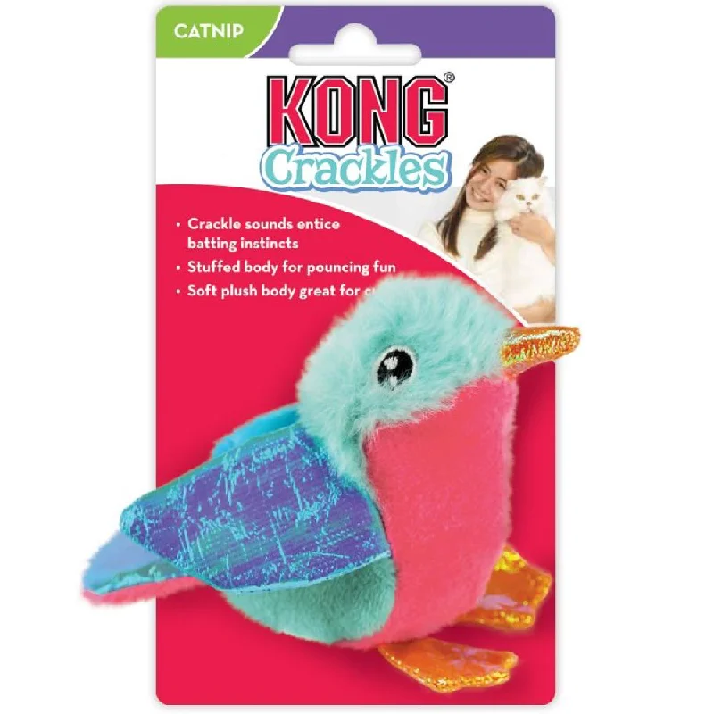 hamster running ball-KONG Crackles Tweetz Bird Cat Toy