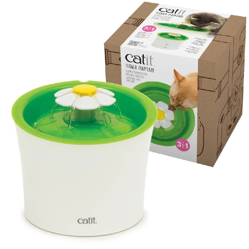 indestructible dog toy-Catit Cat Drinking Water Flower Fountain 3L