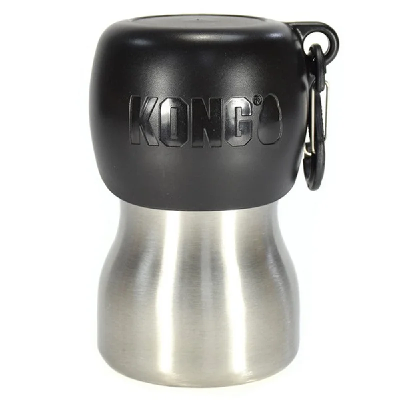 fish tank gravel vacuum-KONG H2O Stainless Steel Dog Water Bottle 280ml 4 Colours