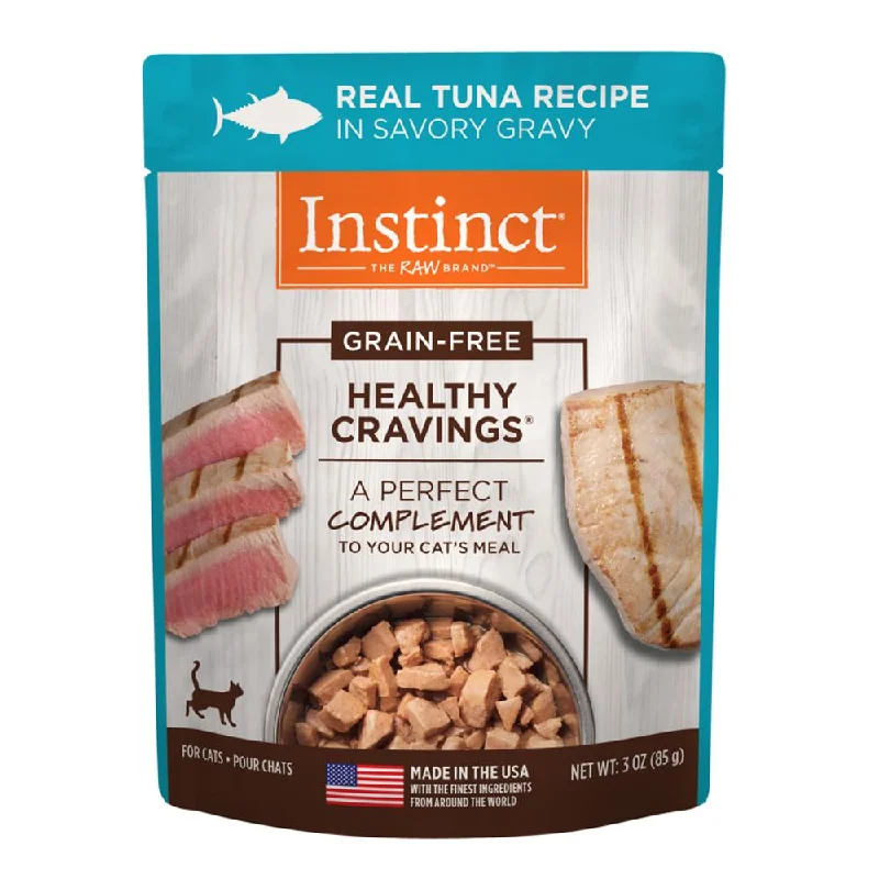 reflective pet harness-15% OFF (Exp 25May25): Instinct Healthy Cravings Real Tuna Recipe In Savoury Gravy Grain-Free Wet Cat Food Topper 3oz