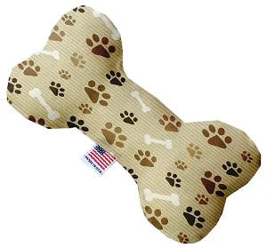 waterproof pet raincoat-Mocha Paws and Squeaker Bones Bone Dog Toy