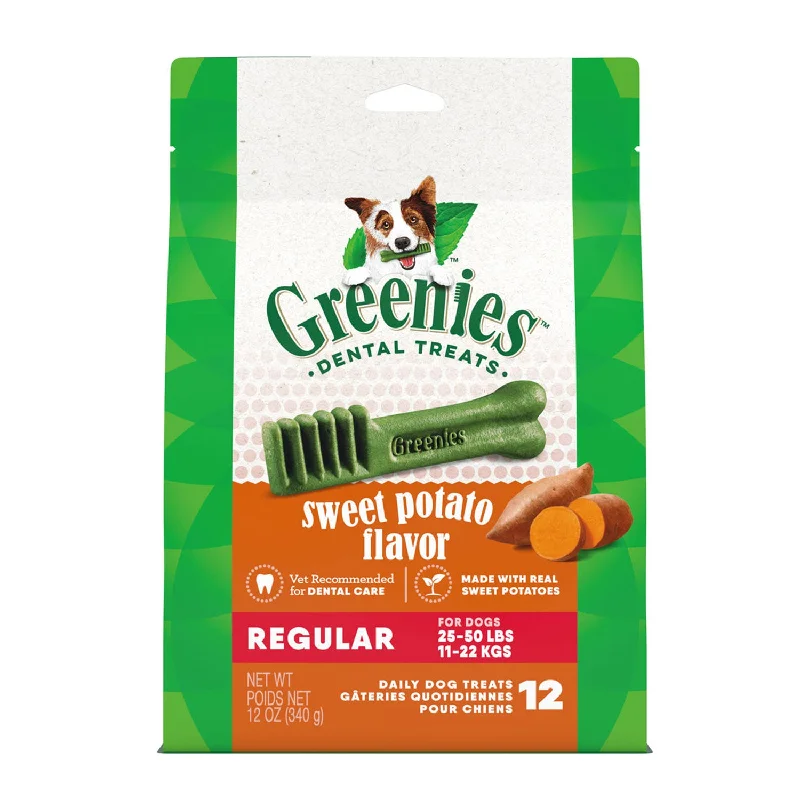 cat claw protector caps-Greenies Sweet Potato Regular Dental Dog Treat 340g