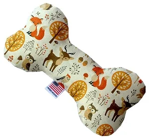 extra-large dog crate-Fox and Friends Canvas Squeaker Bone Dog Toy