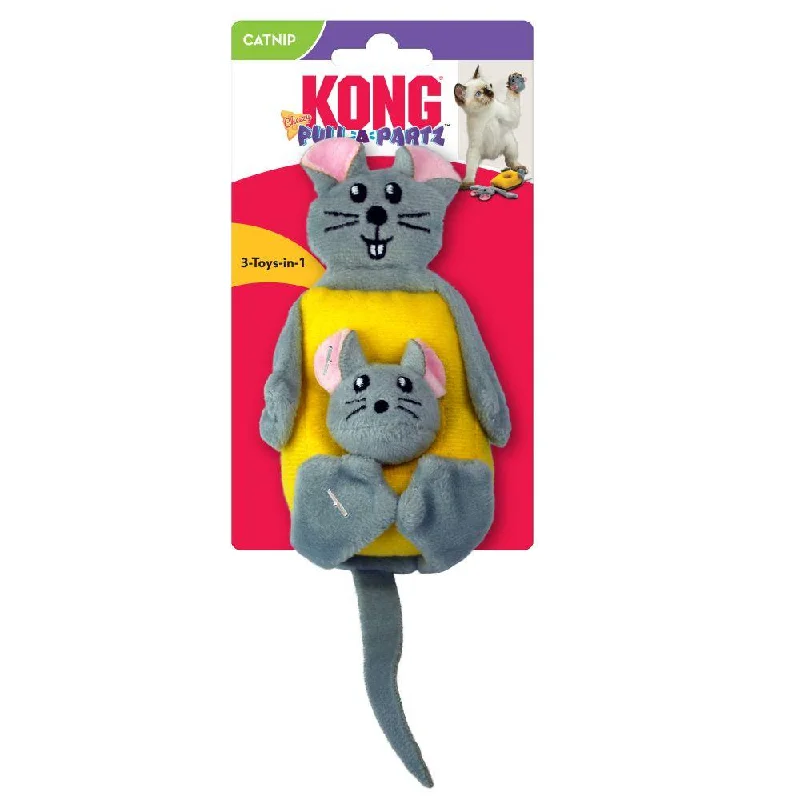 flea and tick prevention-Kong Pull-A-Partz Cheezy Cat Toy