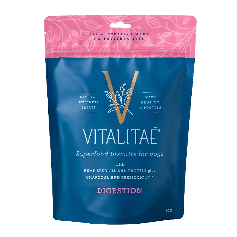 heavy-duty dog leash-Vitalitae Digestion Superfood Biscuits Dog Treat 350g