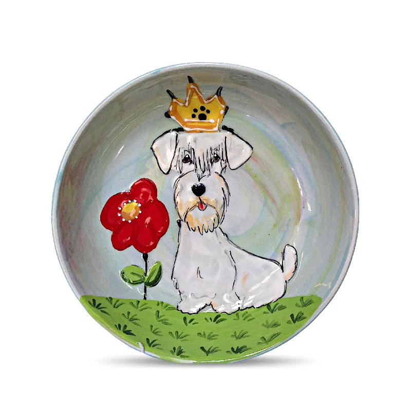 tangle-free dog leash-Royal Blossom - Sealyham Terrier Sovereign Bowl