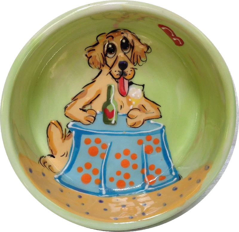 escape-proof cat harness-Golden Retriever | Ceramic Dog Bowl