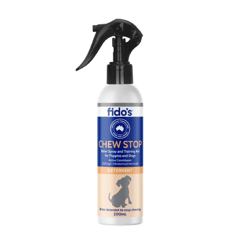 non-slip pet socks-Fido's Chew Stop Bitter Chew Deterrent Spray 200ml