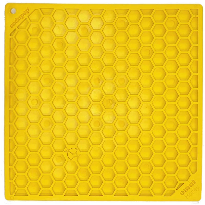 biodegradable poop bags-Sodapup EMAT Licking Enrichment Mat Honeycomb 2 Sizes