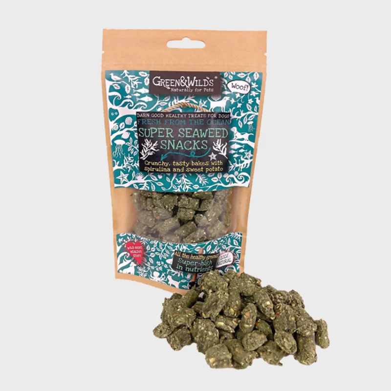 all-natural dog treats-Super Seaweed Snacks 130g