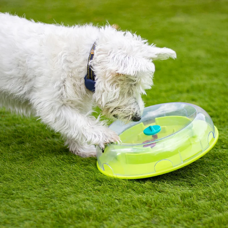 chew-resistant dog bed-Nina Ottosson Wobble Bowl Interactive Slow Feeder Dog Game